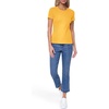 image:imageNautica Womens Solid Short Sleeve Crew Neckline TShirtDeep Maize