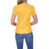 image:imageNautica Womens Solid Short Sleeve Crew Neckline TShirtDeep Maize