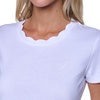 image:imageNautica Womens Solid Short Sleeve Crew Neckline TShirtNew Bright White