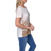 image:imageNautica Womens Solid Short Sleeve Crew Neckline TShirtTigers Eye Multi