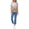 image:imageNautica Womens Solid Short Sleeve Crew Neckline TShirtTigers Eye Multi