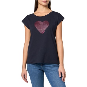 image:imageNautica Womens Hotfix Short Sleeve Heart Graphic TeeNight Sky
