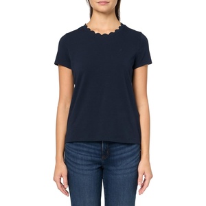 image:imageNautica Womens Solid Short Sleeve Crew Neckline TShirtSky Captain
