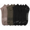 image:imageNautica Mens Low Cut Socks Performance Cushioned No Show Socks 8 Pack  DriMotion Moisture Wicking Soft Stretch Fabric Cushioned Key Areas NoSlip Heel Shoe Size 6125Graphite Heather Asstd