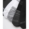 image:imageNautica Mens Low Cut Socks Performance Cushioned No Show Socks 8 Pack  DriMotion Moisture Wicking Soft Stretch Fabric Cushioned Key Areas NoSlip Heel Shoe Size 6125BlackGrey Stripes