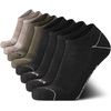image:imageNautica Mens Low Cut Socks Performance Cushioned No Show Socks 8 Pack  DriMotion Moisture Wicking Soft Stretch Fabric Cushioned Key Areas NoSlip Heel Shoe Size 6125Graphite Heather Asstd