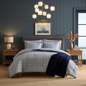 image:imageNautica  TwinTwin XL Comforter Set Reversible amp Soft Bedding with Matching Sham Plaid Room Decor Lightweight for All Seasons Declan Fisher Bay BlueDeclan Fisher Bay Blue