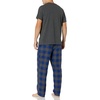 image:imageNautica Mens Flannel Pajama SetCharcoal Heather