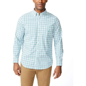 image:imageNautica Mens Classic Fit Stretch Solid Long Sleeve Button Down ShirtCosmic Fern
